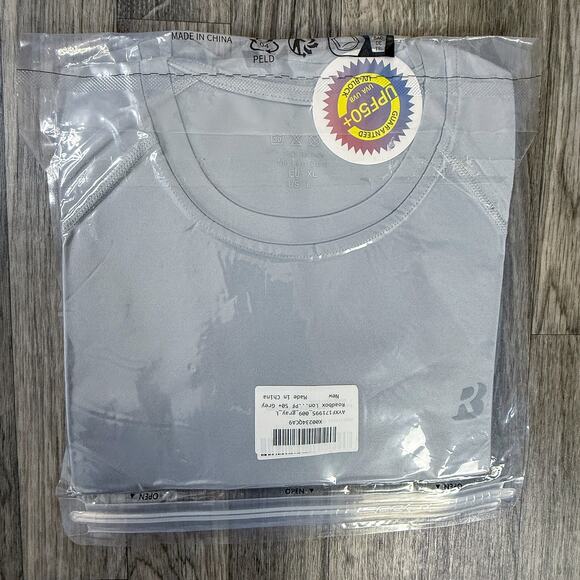 Roadbox UPF 50+ Grey Long‑Sleeve Sun Protection Tee – 100% Polyester, New - Picture 1 of 4